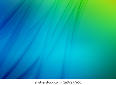 Azul claro, Verde vectorial brillante fondo abstracto. Una elegante ilustración brillante con gradiente. Fondo para los diseños.