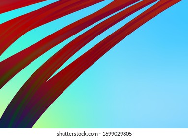 Light Blue, Green vector glossy abstract backdrop. Creative illustration in halftone style with gradient. New design for your business.