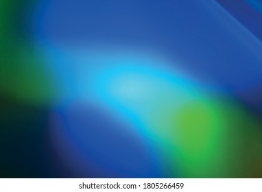 Diseño abstracto brillante vectorial de color azul claro, verde. Ilustración colorida en estilo abstracto con gradiente. Diseño completamente nuevo para su negocio.