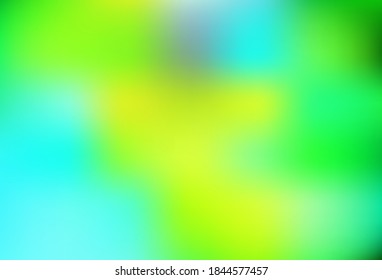 Light Blue, Green vector glossy abstract backdrop. Creative illustration in halftone style with gradient. New style for your business design.