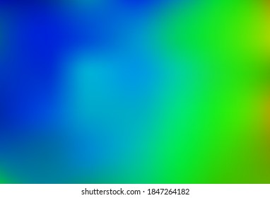 Azul claro, Verde vectorial brillante fondo abstracto. Ilustración abstracta colorida con gradiente. Diseño inteligente para su trabajo.