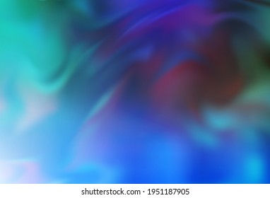 Light Blue, Green vector glossy abstract backdrop. Modern abstract illustration with gradient. Smart design for your work.