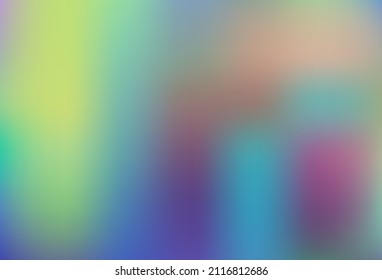 Light Blue, Green vector glossy abstract background. A vague abstract illustration with gradient. Simple design for your business.