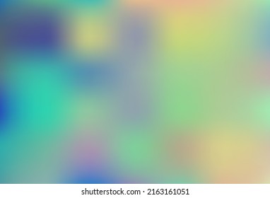 Light Blue, Green vector glossy abstract template. Creative illustration in halftone style with gradient. Best blurred design for your business.