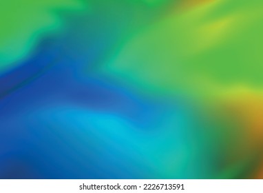 Light Blue, Green vector glossy abstract layout. Shining colorful illustration in smart style. Elegant background for a brand book.