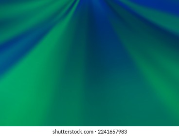 Light Blue, Green vector glossy abstract template. Colorful illustration in abstract style with gradient. The best blurred design for your business.