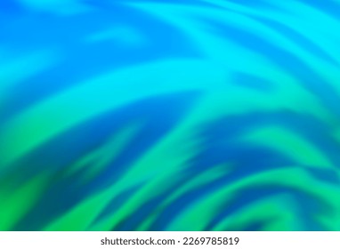 Diseño abstracto brillante vectorial de color azul claro, verde. Una elegante ilustración brillante con gradiente. Fondo para los diseños.