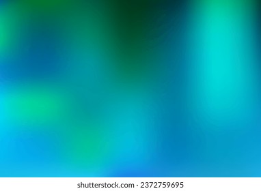 Light Blue, Green vector glossy abstract template. A completely new color illustration in a bokeh style. Design for your web site.