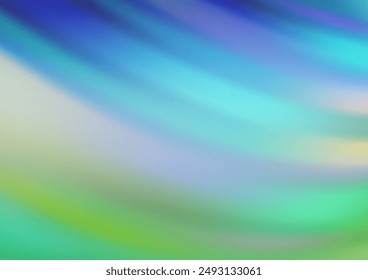 Azul claro, Vector verde brillante Plantilla abstracta. Una vaga ilustración abstracta con gradiente. Nuevo estilo para el diseño de su empresa.