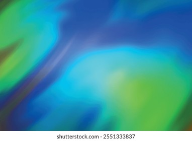 Azul claro, fondo abstracto brillante del Vector verde. Una ilustración coloreada completamente nueva en estilo desenfocado. Diseño borroso para su Sitio web.