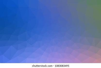 Light Blue, Green vector gradient triangles texture. Modern abstract illustration with triangles. Brand new design for your business.