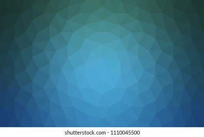 Light Blue, Green vector gradient triangles texture. Colorful illustration in polygonal style with gradient. Triangular pattern for your design.