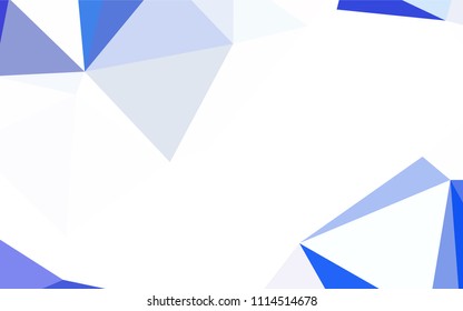 Light Blue, Green vector gradient triangles pattern. Colorful illustration in polygonal style with gradient. Best triangular design for your business.