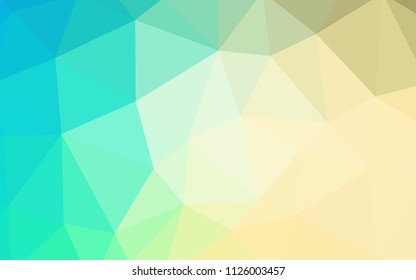 Light Blue, Green vector gradient triangles texture. Colorful abstract illustration with triangles. Textured pattern for your backgrounds.