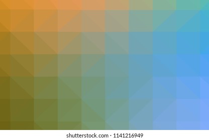 Light Blue, Green vector gradient triangles pattern. Colorful illustration in polygonal style with gradient. Triangular pattern for your design.