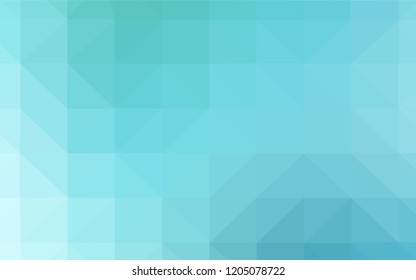 Light Blue, Green vector gradient triangles pattern. Modern abstract illustration with triangles. Brand new design for your business.