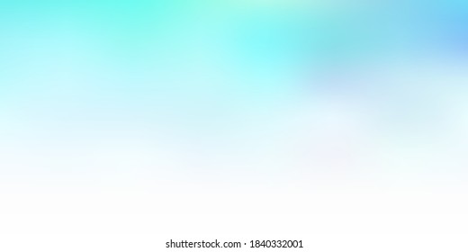 Light blue, green vector gradient blur background. Colorful illustration with gradient in abstract style. Background for web designers.