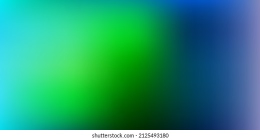 Light blue, green vector gradient blur texture. Shining colorful blur illustration in abstract style. Background for mobile phones.