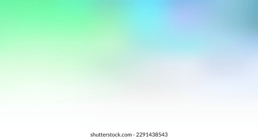 Light blue, green vector gradient blur background. Colorful illustration with gradient in halftone style. Landing pages design.