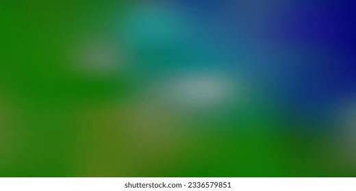Light blue, green vector gradient blur drawing. Blur colorful illustration in brand new style. Sample for your designs.