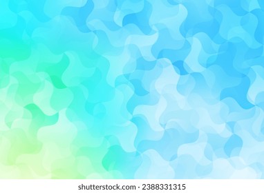 Light Blue, Green vector gradient triangles template. Colorful abstract illustration with triangles. New template for your brand book.