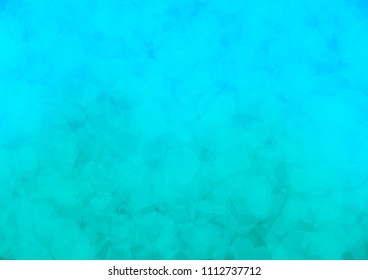 Light Blue, Green vector hexagon mosaic pattern. An elegant bright illustration with gradient. The textured pattern can be used for background.