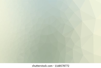 Light Blue, Green vector hexagon mosaic template. Colorful abstract illustration with gradient. Brand new design for your business.