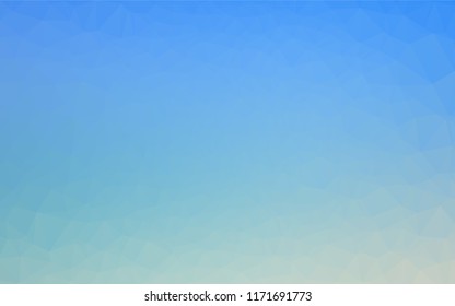 Light Blue, Green vector hexagon mosaic texture. A completely new color illustration in a vague style. Brand new design for your business.