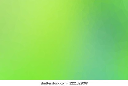 Light Blue, Green vector hexagon mosaic texture. Modern geometrical abstract illustration with gradient. The elegant pattern can be used as part of a brand book.