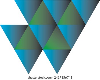 Light Blue, Green vector hexagon mosaic texture. Colorful illustration in abstract style with gradient. A completely new template for your business design
