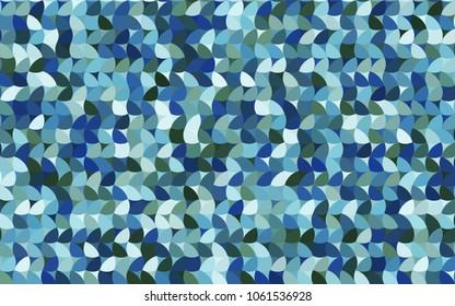 Light Blue, Green vector illustration which consist of circles. Dotted gradient design for your business. Creative geometric background in halftone style with colored spots.