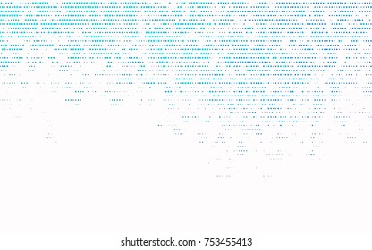 Light Blue, Green vector illustration which consist of circles. Dotted gradient design for your business. Creative geometric background in halftone style with colored spots.