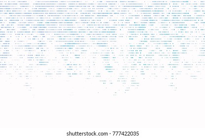 Light Blue, Green vector illustration which consist of circles. Dotted gradient design for your business. Creative geometric background in halftone style with colored spots.