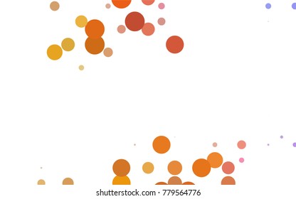 Light Blue, Green vector illustration which consist of circles. Dotted gradient design for your business. Creative geometric background in halftone style with colored spots.