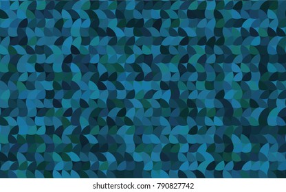 Light Blue, Green vector illustration which consist of circles. Dotted gradient design for your business. Creative geometric background in halftone style with colored spots.
