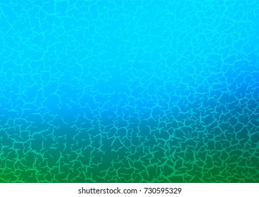 Light Blue, Green vector indian curved pattern. A vague abstract illustration with doodles in Indian style. The pattern can be used for heads of websites and designs.