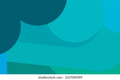 Light Blue, Green vector layout with flat lines. Decorative shining illustration with lines on abstract template. The template can be used as a background.