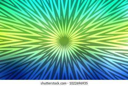 Light Blue, Green vector layout with flat lines. Shining colored illustration with sharp stripes. Pattern for your busines websites.