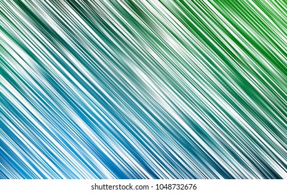 Light Blue, Green vector layout with flat lines. Modern geometrical abstract illustration with staves. Best design for your ad, poster, banner.