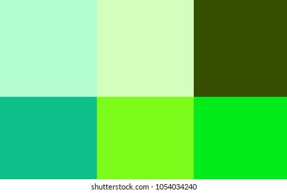 Light Blue, Green vector layout with set of colors. Colorful gradient set with collection of rainbow colors. Template of colors for smart designers.