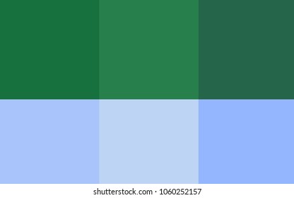 Light Blue, Green vector layout with set of colors. Colorful gradient set with collection of rainbow colors. Set of colors for clever designers.