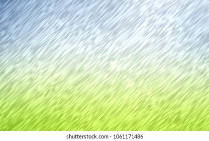 Light Blue, Green vector layout with flat lines. Modern geometrical abstract illustration with staves. Smart design for your business advert.