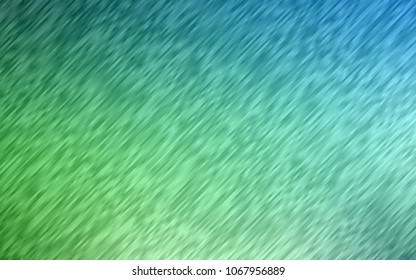 Light Blue, Green vector layout with flat lines. Glitter abstract illustration with colored sticks. Smart design for your business advert.