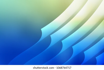 Light Blue, Green vector layout with flat lines. Modern geometrical abstract illustration with Lines. The pattern for ad, booklets, leaflets.