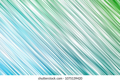 Light Blue, Green vector layout with flat lines. Blurred decorative design in simple style with lines. Best design for your ad, poster, banner.