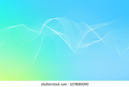 Light Blue, Green vector layout with circle shapes. Illustration with set of shining colorful abstract circles. The pattern can be used for beautiful websites.