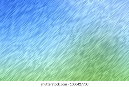 Light Blue, Green vector layout with flat lines. Modern geometrical abstract illustration with staves. Best design for your ad, poster, banner.