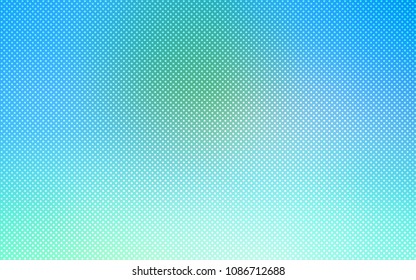 Light Blue, Green vector layout with circle shapes. Modern abstract illustration with colorful water drops. Pattern can be used for ads, leaflets.