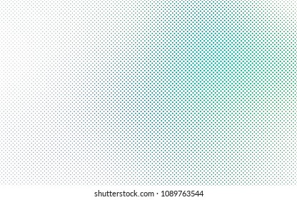Light Blue, Green vector  layout with circle shapes. Glitter abstract illustration with blurred drops of rain. The pattern can be used for aqua ad, booklets.