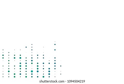 Light Blue, Green vector  layout with circle shapes. Modern abstract illustration with colorful water drops. The pattern can be used for beautiful websites.